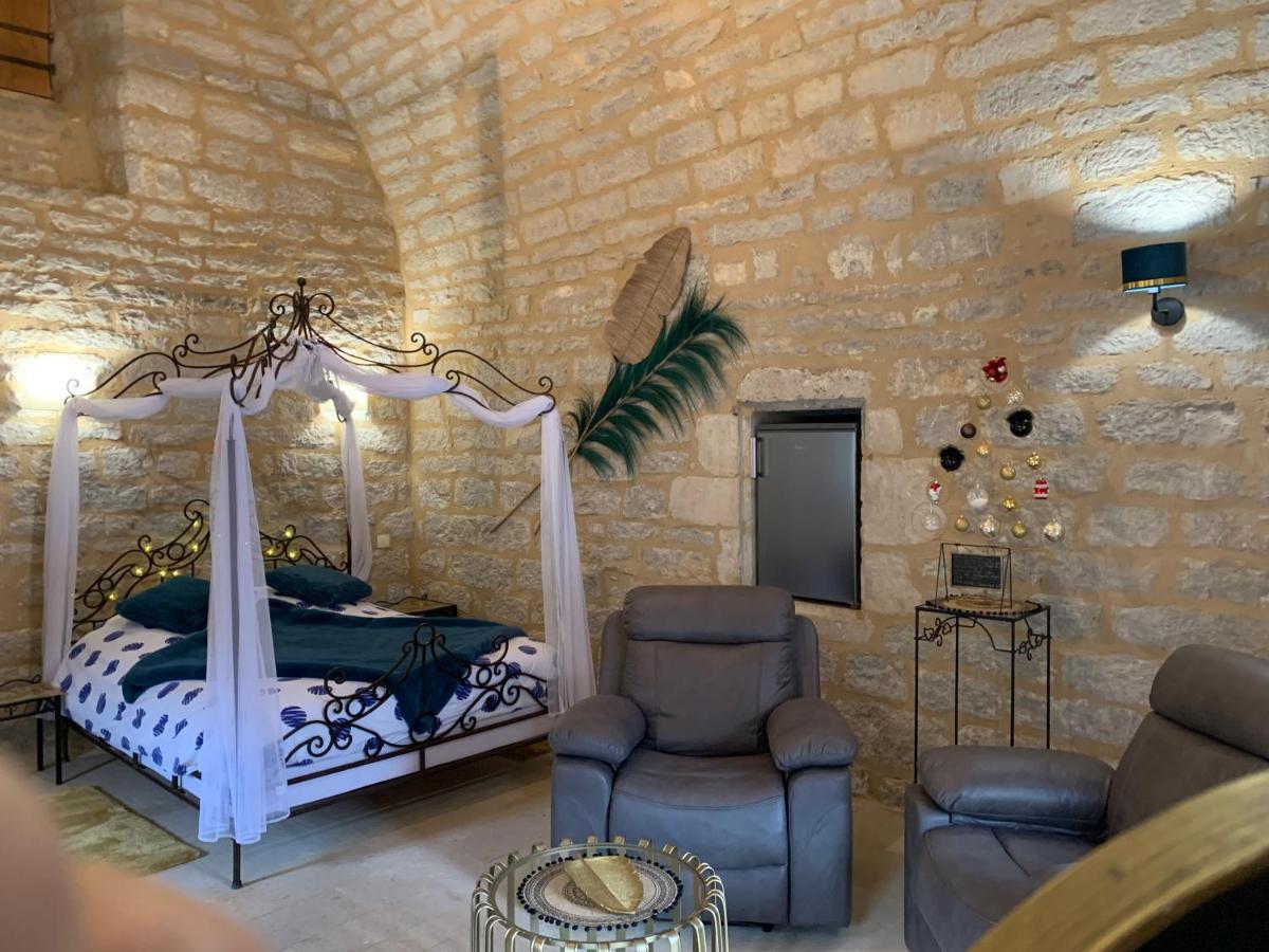 La Voutee 5 Epis Avec Bain Finlandais Prive Au Manoir Du Charme Gorges Du Tarn Bed & Breakfast Quezac  Exterior foto